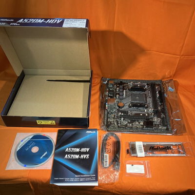【なんば店】中古  ASRock A520M-HDV (A520 AM4 mATX DDR4) 143667 