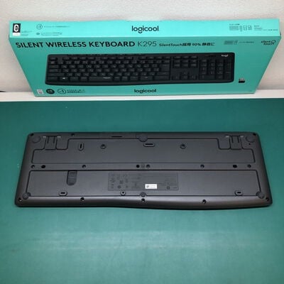 【津ラッツ店】中古  ﾛｼﾞｸｰﾙ K295GP (日本語108 ｻｲﾚﾝﾄﾜｲﾔﾚｽｷｰﾎﾞｰﾄﾞ 黒) 4990000883 