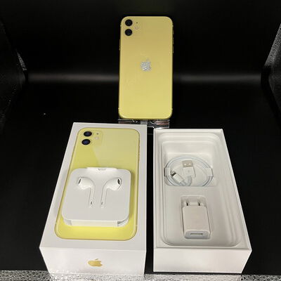 【大須店】中古  【SIMロック解除済み】【SoftBank】 Apple iPhone11 64GB (イエロー) MWLW2J/A 155409 