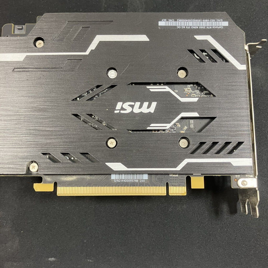 中古 MSI GeForce RTX 2060 AERO ITX 6G OC 1250007495 （375155