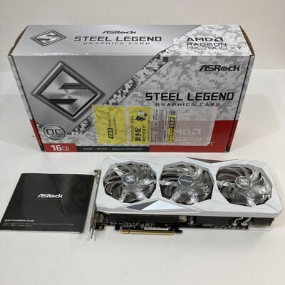【神戸・三宮店】中古  ASRock RX7800XT SL 16GO(RX7800XT Steel Legend OC) 3430006177 