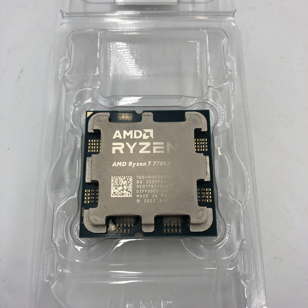 中古 AMD Ryzen 7 7700X (AM5/4.5GHz/40M/C8/T16/105W 152463 （373198