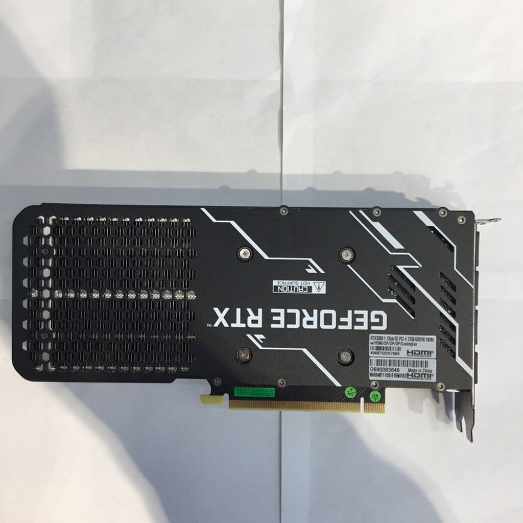 中古 玄人志向 GG-RTX3060-E12GB/OC/DF (RTX3060 12GB) 144779