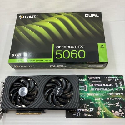 【秋葉原本店】中古  Palit NE75060019P1-GB2063D (RTX5060 8G Dual) 179553 