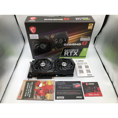 【水戸赤塚店】中古  MSI GeForce RTX 3060 GAMING X 12G (RTX3060 12GB) 144776 