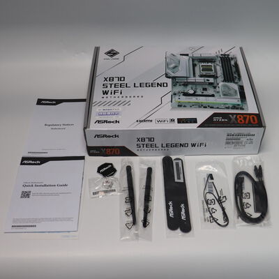 【札幌店】中古  ASRock X870 Steel Legend WiFi (X870 AM5 ATX DDR5) 172202 