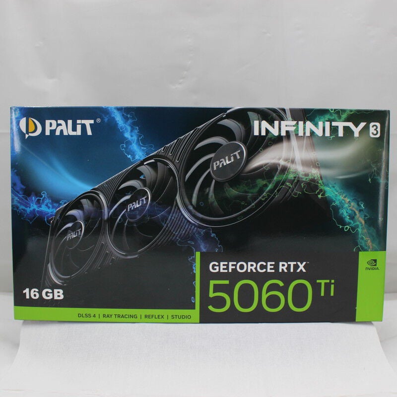 ロ*ン様 Palit NE7506T019T1-GB2061S Palit NE7506T019T1-GB2061S (GeForce RTX 5060 Ti Infinity 3 16GB