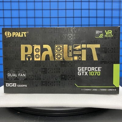 【新潟店】中古  Palit NE51070015P2-1043D (GeForce GTX1070 8GB DUAL) 157012 