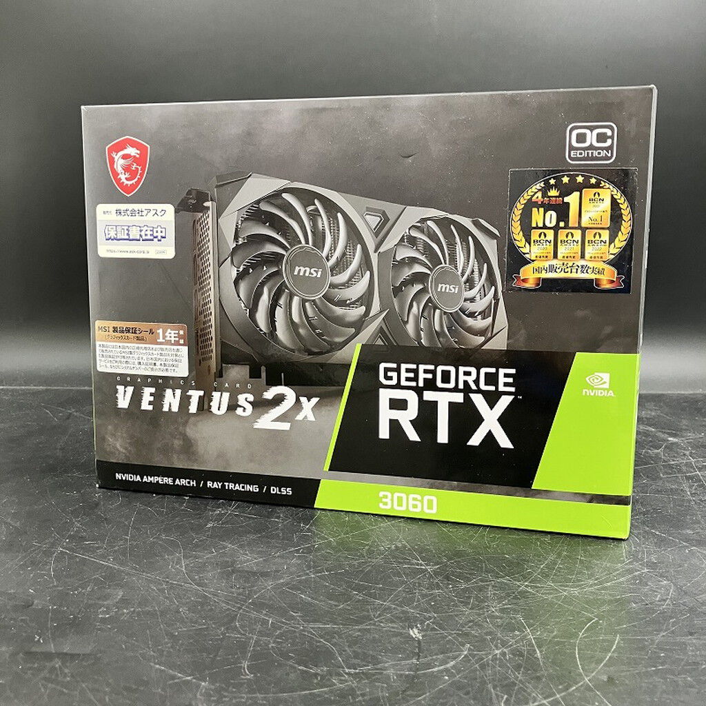 中古 MSI GeForce RTX 3060 VENTUS 2X 12G OC (RTX3060 12GB) 144777