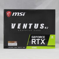中古  MSI GeForce RTX 2080 VENTUS 8G V2（RTX 2080 8GB） 3480032430 