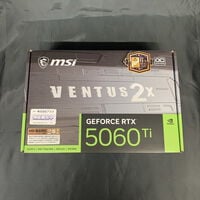 中古  MSI GeForce RTX 5060 Ti 8G VENTUS 2X OC PLUS(RTX5060Ti GDDR7) 3400009787 
