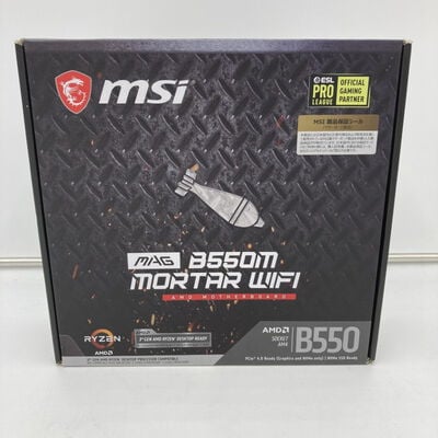 【福井日之出店】中古  MSI MAG B550M MORTAR WIFI (B550 AM4 mATX DDR4) 142926 