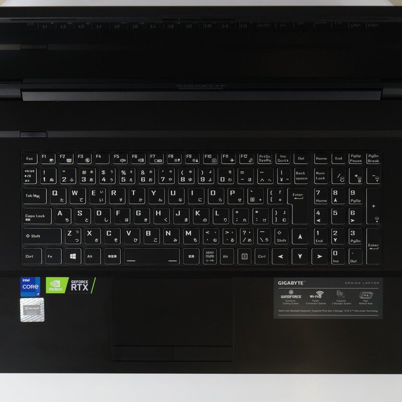 中古 GIGABYTE G7 MD-71JP123SH(Intel Core i7 11800H/16GB DDR4 (PC4