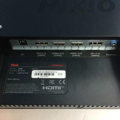 【博多店】中古  Pixio PX259 Prime PX259P （24.5インチ 1920ｘ1080 フルHD 24.5インチ 280Hz） 3310006528 