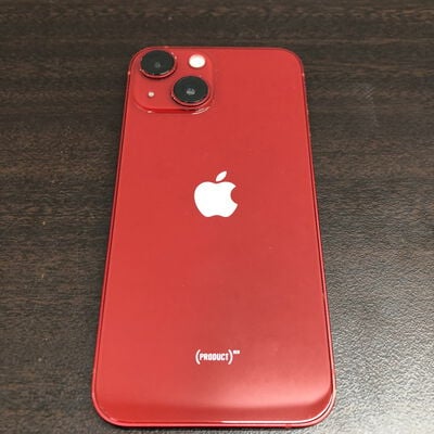 【福山ココローズ店】中古  【au版SIMフリー】Apple iPhone13 mini 5.4インチ 128GB (PRODUCT)RED  MLJG3J/A 147392 