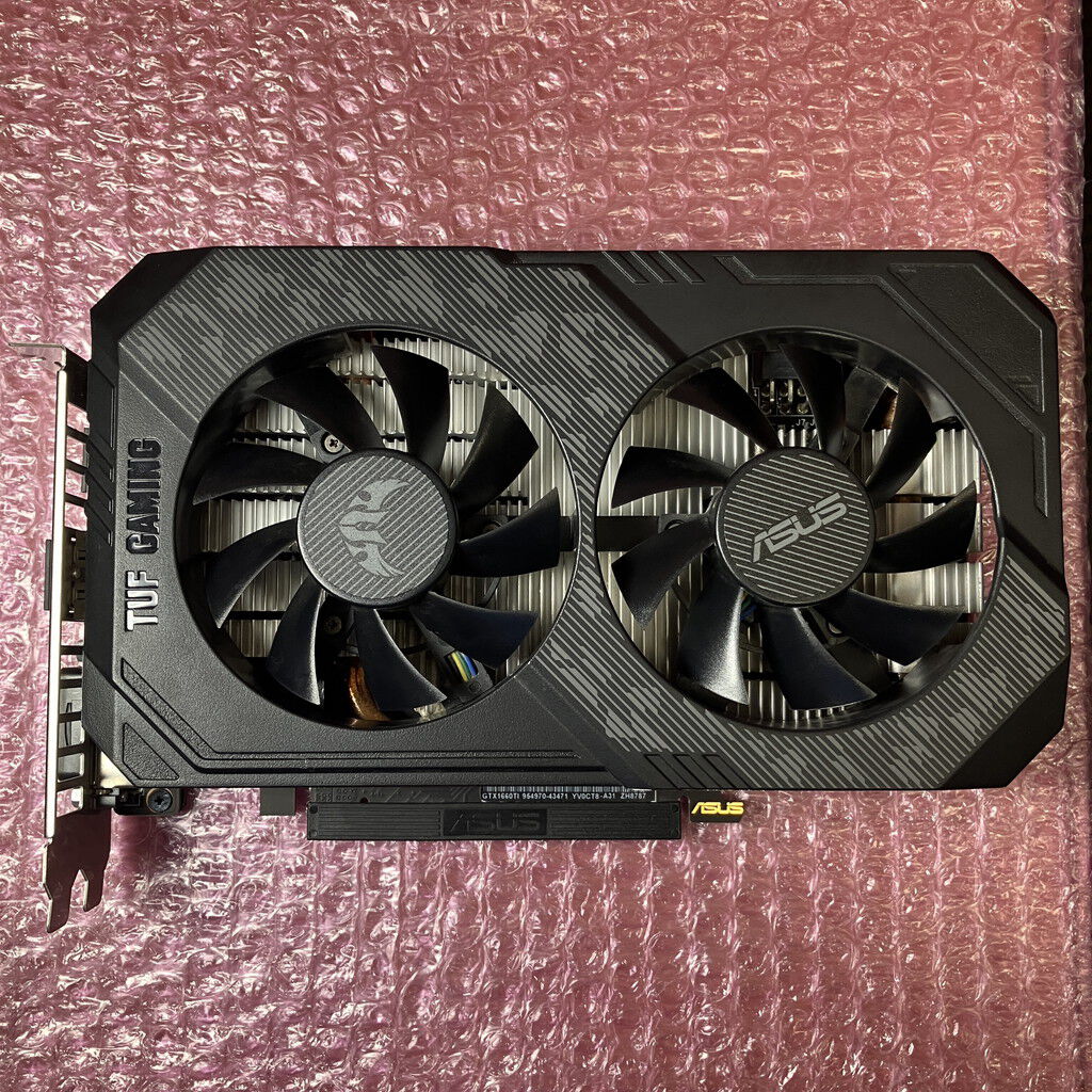 ASUS GTX1660Ti 中古品　6GB 中古 ASUS TUF-GTX1660TI-T6G-EVO-GAMING（GTX1660Ti 6GB） 3480037264