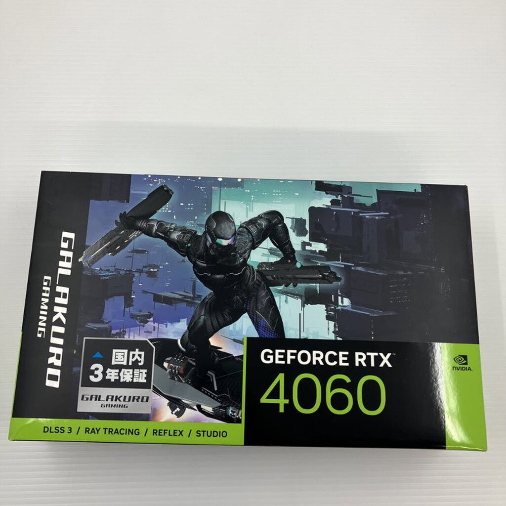 中古 玄人志向 GG-RTX4060-E8GB/SF (RTX4060 8G) 175575 （385671