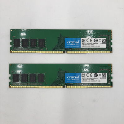 【福井日之出店】中古  8GB 2枚組(合計16GB) PC4-25600/DDR4-3200 デスクトップ用 190923 
