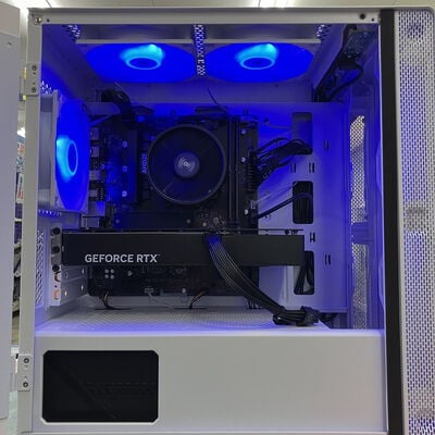 【新潟店】中古  iiyama LEVEL-M1A6-R75F-RL1XM-WHITE(Ryzen 5 7500F/32GB/SSD500GB+SSD2TB/なし/RTX4060Ti 16GB/W11H) 3290007136【3/5値下げ!】 