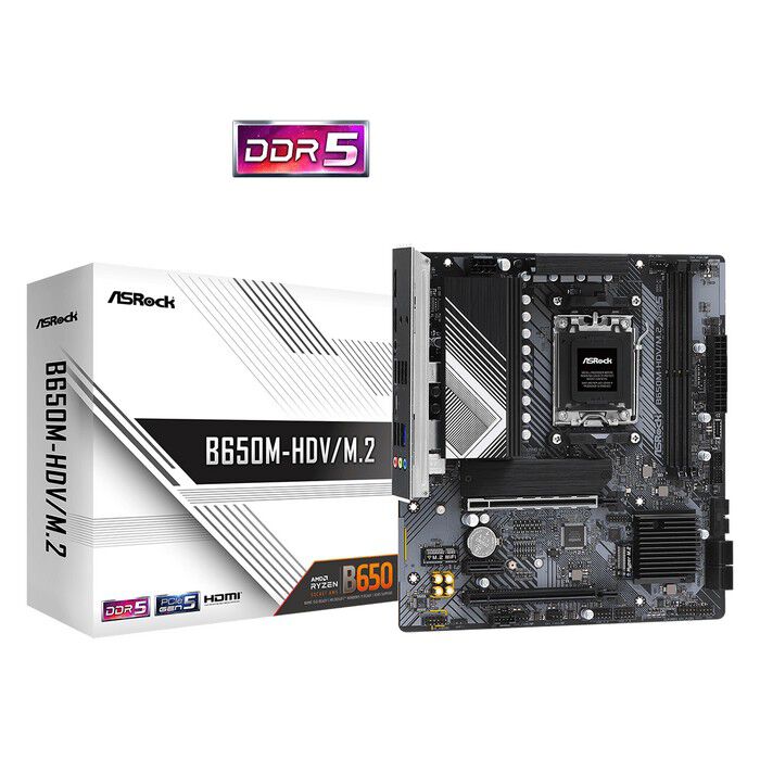 ASRock B650M-HDV/M.2 (B650 AM5 MicroATX) ｜ パソコン通販のドスパラ