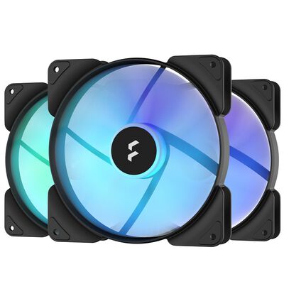 Fractal Design  Aspect 14 RGB PWM Black Frame 3-Pack FD-F-AS1-1407 (3個パック ブラック) 