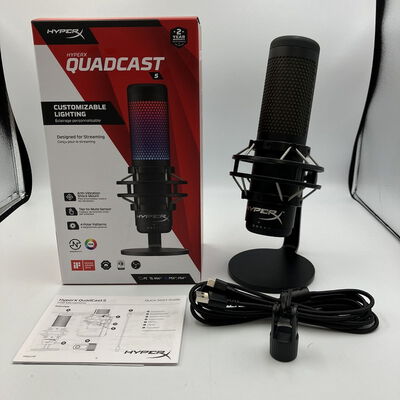 【新潟店】中古  HyperX QuadCast S USBコンデンサーゲーミングマイク 5230000404 