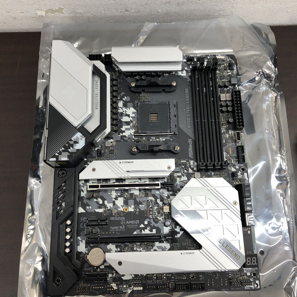 中古 ASRock B550 Steel Legend (B550 AM4 ATX DDR4) 142936 （379358