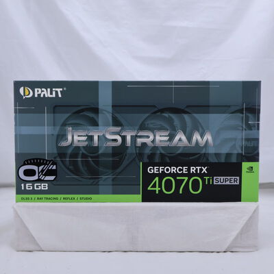 【通販センター】中古  Palit NED47TSS19T2-1043J JetStream OC (RTX4070Ti SUPER 16GB) 164254 
