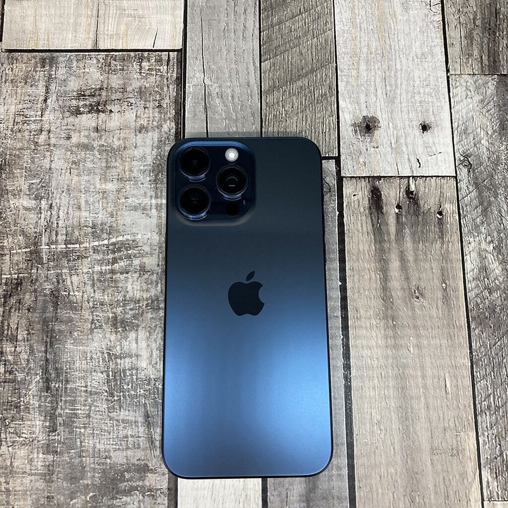 中古 【国内版SIMフリー】Apple iPhone15 Pro Max 256GB ブルー