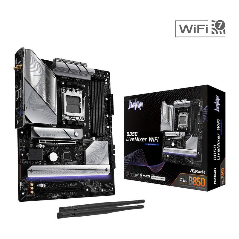 ASRock B850 LiveMixer WiFi (B850 AM5 ATX) ｜ パソコン通販の