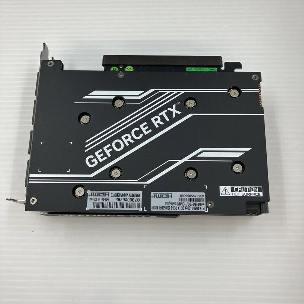 中古 玄人志向 GG-RTX4060-E8GB/SF (RTX4060 8G) 175575 （347192