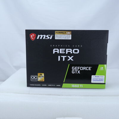 【通販センター】中古  MSI GeForce GTX 1660 Ti AERO ITX 6G OC(GTX1660Ti) 139073 