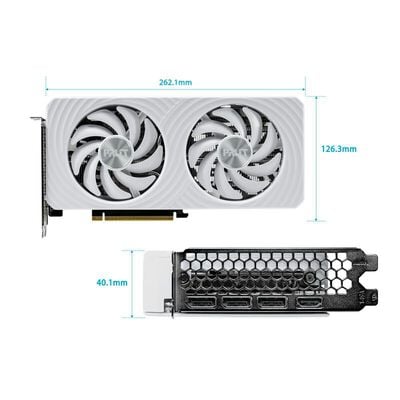 Palit  NE75060U19P1-GB2063M (GeForce RTX 5060 WHITE OC 8GB) 