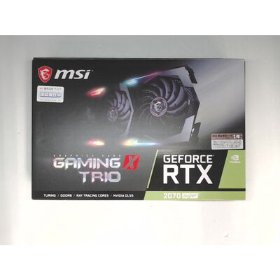【前橋ｲﾝﾀｰｱｶﾏﾙ店】中古  MSI GeForce RTX 2070 SUPER GAMING X TRIO 4540002087 
