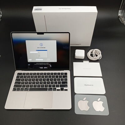 【大須店】中古  Apple MacBook Air 2024 スターライト Z1BA0019J(Apple M3/16GB/SSD256GB/-/オンボード/13.6/2560 x 1664 Retina/Wi-Fi) 179162 