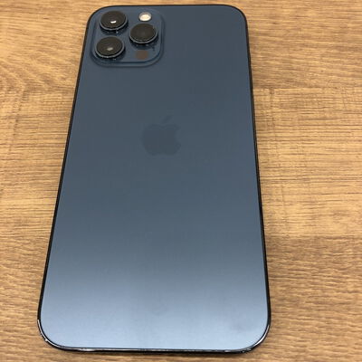【宇都宮鶴田店】中古  Apple iPhone12 Pro Max 6.7インチ 256GB (パシフィックブルー) 国内版SIMロックフリー MGD23J/A 144068 
