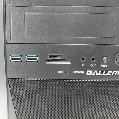 【通販センター】中古  THIRDWAVE GALLERIA KT(Intel Core i7 9700/32GB DDR4 (PC4)/SSD500GB/DVDマルチ/NVIDIA GeForce GTX 1660 Ti 6GB/W11H64 MAR) 191972 
