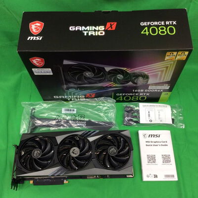 【川崎店】中古  MSI GeForce RTX 4080 16GB GAMING X TRIO (RTX4080 16GB) 153295 