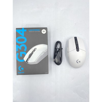 【座間相武台】中古  Logicool G304 (LIGHTSPEED ワイヤレスゲーミングマウス ホワイト) 4510003024 