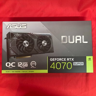 【千葉店】中古  ASUS DUAL-RTX4070S-O12G (RTX4070 SUPER 12GB) 163383 