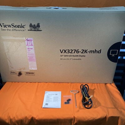 【なんば店】中古  Viewsonic VX3276-2K-MHD-7 (31.5インチ 2560x1440 WQHD) 3280021830 