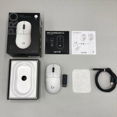 【熊本浜線店】中古  Logicool PRO X SUPERLIGHT 2c G-PPD-004WLCO-WH (ホワイト) 5370000866 