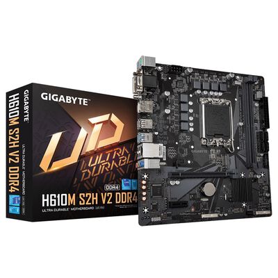 GIGABYTE  H610M S2H V2 DDR4 (H610 1700 MicroATX) 