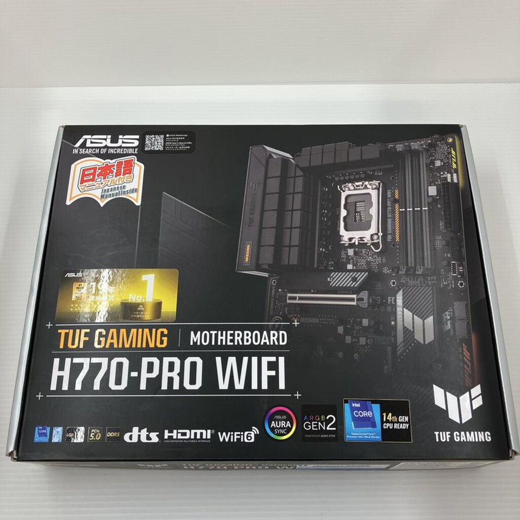 中古 ASUS TUF GAMING H770-PRO WIFI(H770 1700 ATX DDR5) 167259