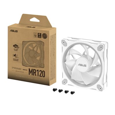 ASUS  MR120 REVERSE ARGB FAN WHITE (120mm ホワイト 1個パック) 