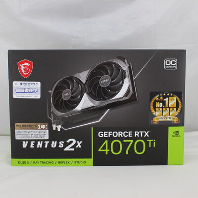 中古 MSI GeForce RTX 4070 Ti VENTUS 2X 12G OC（RTX4070 Ti 12GB 