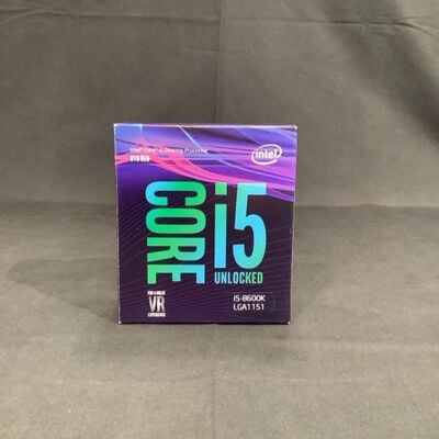 【静岡東瀬名店】中古  INTEL Core i5-8600K (1151/3.60GHz/9M/C6/T6) 136199 