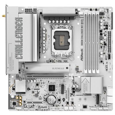 ASRock  B860M Challenger WiFi White (B860 1851 MicroATX ホワイト) 