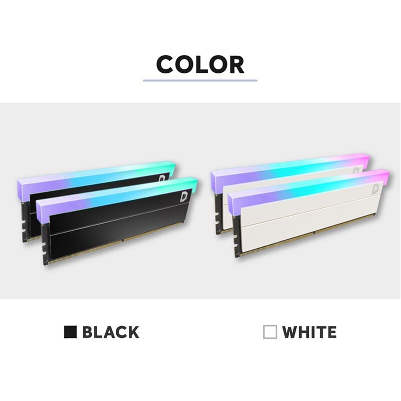ドスパラセレクト D4D3200-8G2A1-RGB-WH メモリ ドスパラセレクト D4D3200-8G2A1-RGB-WH (DDR4 PC4-25600 8GB 2枚組