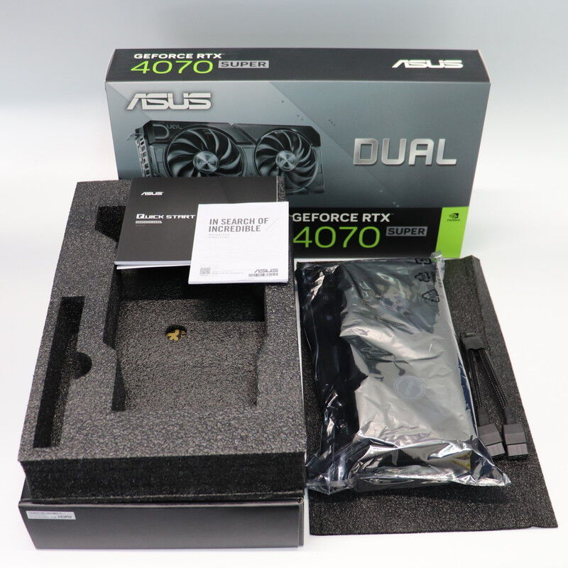 【中古】RTX 4070 EVO OC 12GB Amazon.com: ASUS Dual GeForce RTX 4070 EVO OC Edition 12GB